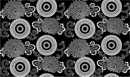 ベクター伝統的なタイル張りの背景素材-21