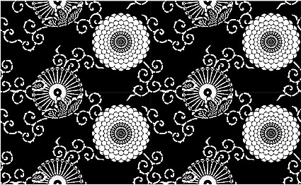 ベクター伝統的なタイル張りの背景素材-22