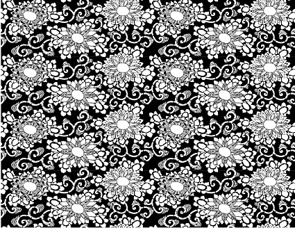 ベクター伝統的なタイル張りの背景素材-23