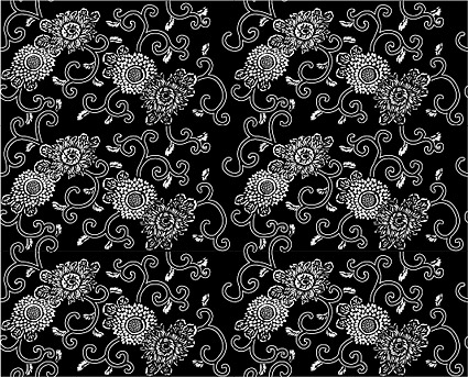 ベクター伝統的なタイル張りの背景素材-28