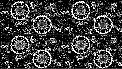 ベクター伝統的なタイル張りの背景素材-30