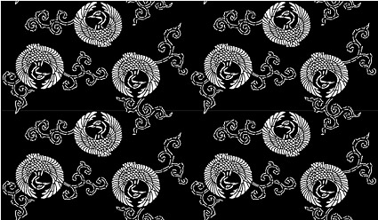 ベクター伝統的なタイル張りの背景素材 45