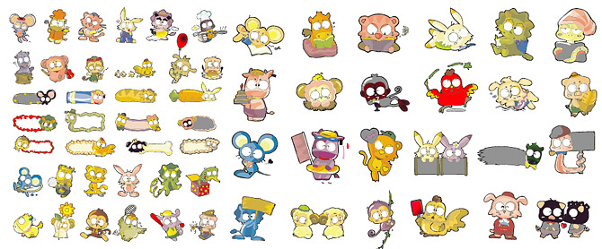 ベクター素材の素敵な年