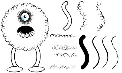 愛漫画画像材料