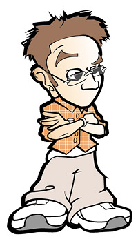 コミック スタイルの男の子