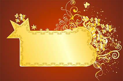 金豪華なパターン ベクター 10