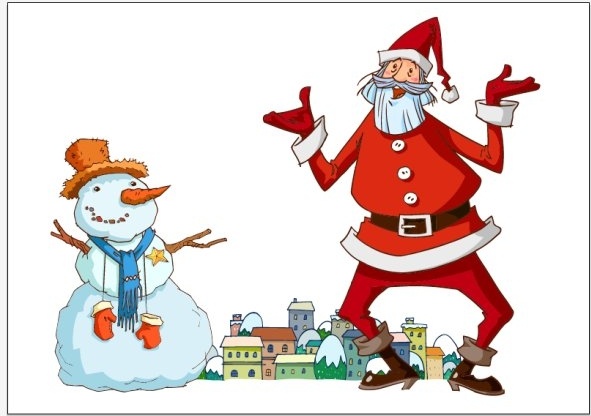 サンタ 6 無料のベクター ベクター 614.62 KB