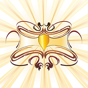 ベクター罫線の傾向の物質的な要素