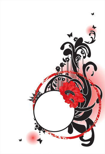 ベクター パターンとインク材料