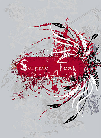 植物素材のベクター郷愁動向