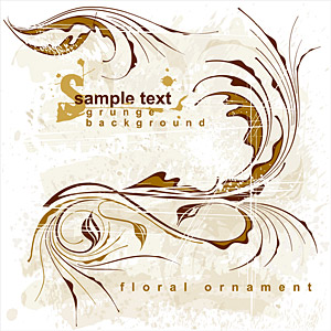 ファッション パターン要素ベクター材料 2