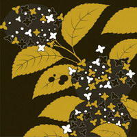 ベクター伝統的な絵画シリーズ 2 花植物