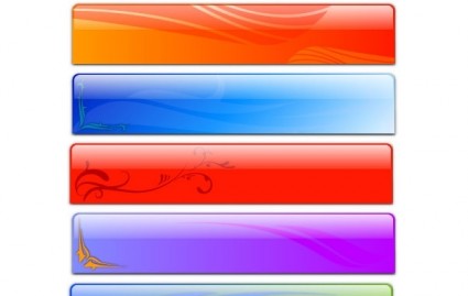 無料ベクター ガラス ヘッダー デザイン - 空想ベクター misc - 無料ベクター