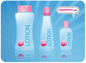 プラスチック製のボトル