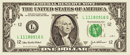 ベクトル材料ドル紙幣