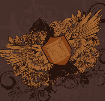 大陸のワシおよび盾の郷愁