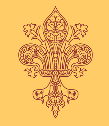 大陸のパターン線