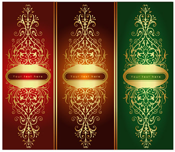 ゴールドの豪華なパターン