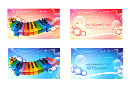 カラフルなキーボード