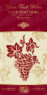 ワイン ボトル 2 掲示されるベクター材料