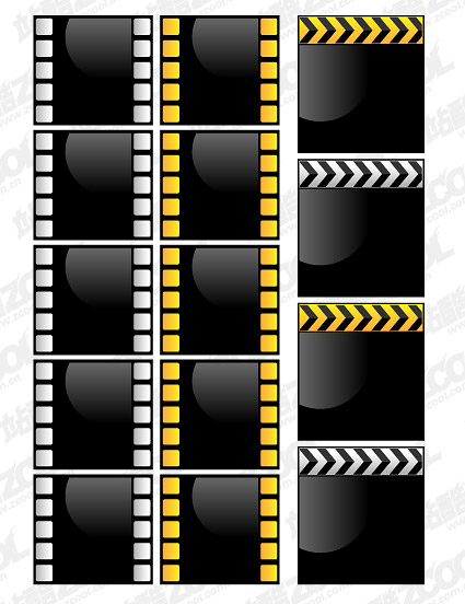 クリスタル ベクター スタイル映画フィルム材料 無料素材イラスト ベクターのフリーデザイナー