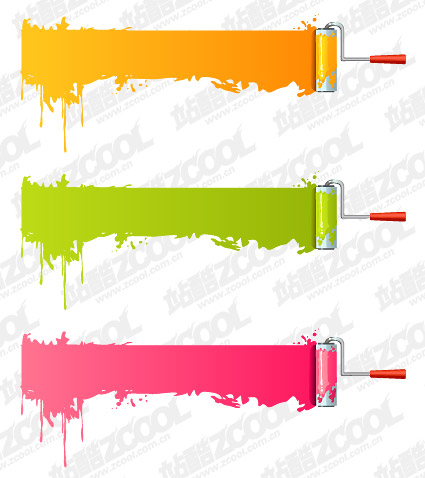 ベクター ペイント ブラシ材料