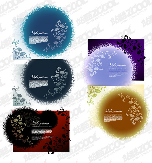 インクのパターン ベクター材料の前に