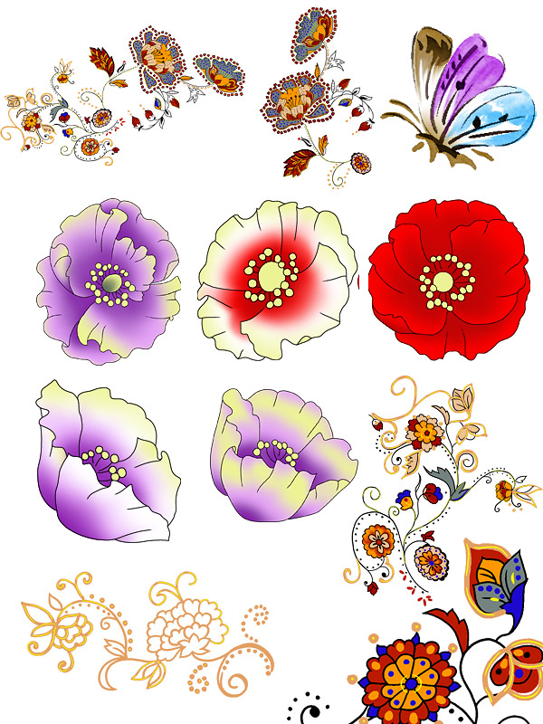 ファッションの豪華なパターン 5