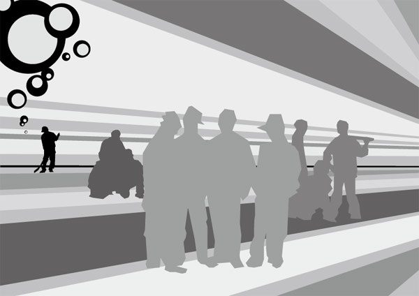 ベクター建設労働者自由の組み合わせベクター 164.89 KB