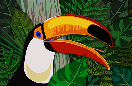 森の中でバーディー