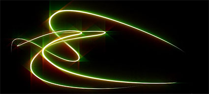 フラッシュの 3 D 動的効果グレア ソース 5