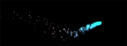 まばゆいばかりのフラッシュ光源効果 4 クール