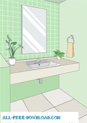 ルーム 098 ベクター風景 - 無料ベクターをベクターします。