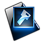 オフィス ブルー チャーム透明な png 形式のアイコン