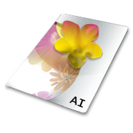 MAC の大きな銀のアイコン