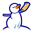 透明な雪だるまシリーズ透明 PNG