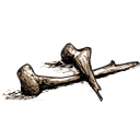 手描きのスカル ライン透明な png 形式のアイコン