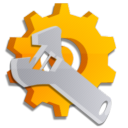 灰色の 3次元結晶のオレンジ アイコン png