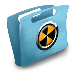 ポータブル blue フォルダー アイコン透明 png