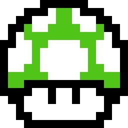 1 Up キノコ レトロな無料のアイコン 2 7 52 キロバイト 無料素材イラスト ベクターのフリーデザイナー