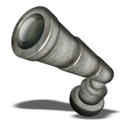 Longituba 型望遠鏡アイコン png