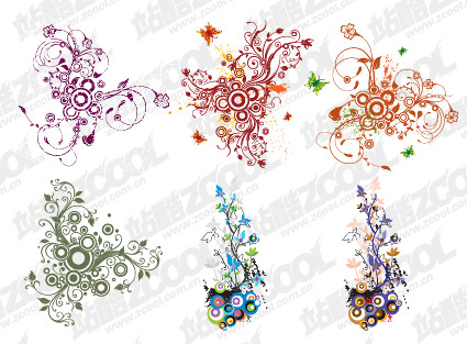 円形のパターン、ベクター材料組成の動向