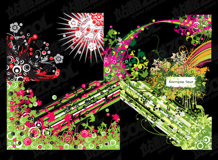 傾向線やパターン ベクター材料
