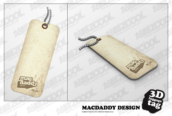 3D スタイル タグ ベクター材料