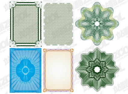 ベクター スタイル セキュリティ ライン テクスチャ素材 6