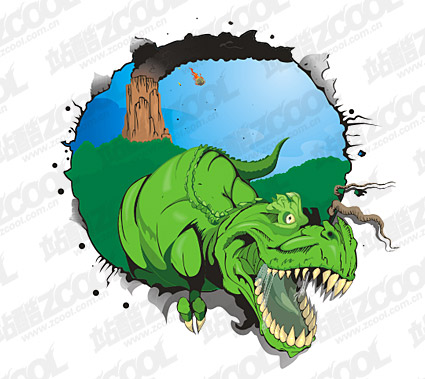 恐竜のベクター素材