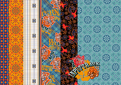 タイル パターン ベクター材料 1