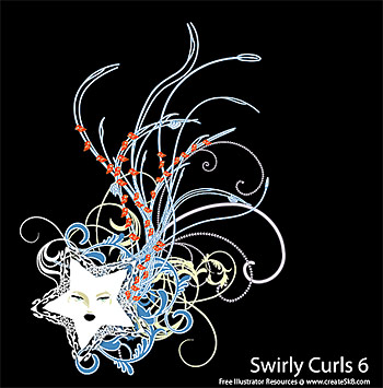ファッション パターン要素ベクター材料