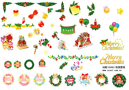 クリスマスの装飾アイテム