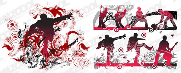 ベクター材料の動的な写真を数値します。